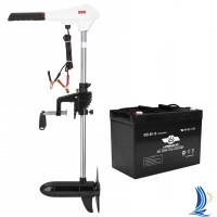 Электромотор Haibo D34 + аккумулятор Haswing 90Ah Электромотор Haibo D34 + аккумулятор Haswing 90Ah