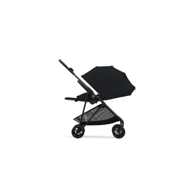 Коляска Cybex Melio Carbon Moon Black (з бампером) (522002639)