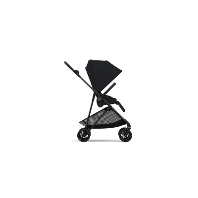 Коляска Cybex Melio Carbon Moon Black (з бампером) (522002639)