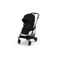Коляска Cybex Melio Carbon Moon Black (з бампером) (522002639)