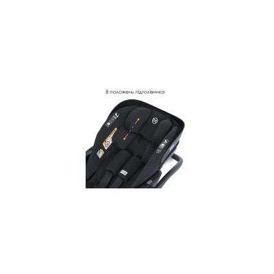 Автокрісло El Camino (0-13кг) ME 1110 i-FIX (jet black) (ME 1110 jet black)